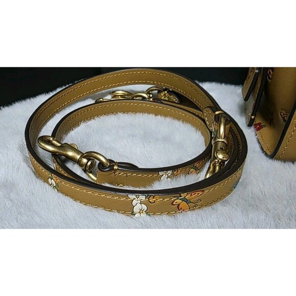 COACH X DISNEY ROGUE 25 MICKEY MOUSE & FRIENDS BAG *PLUS WALLET -HONEY BROWN NWT - Picture 13 of 16